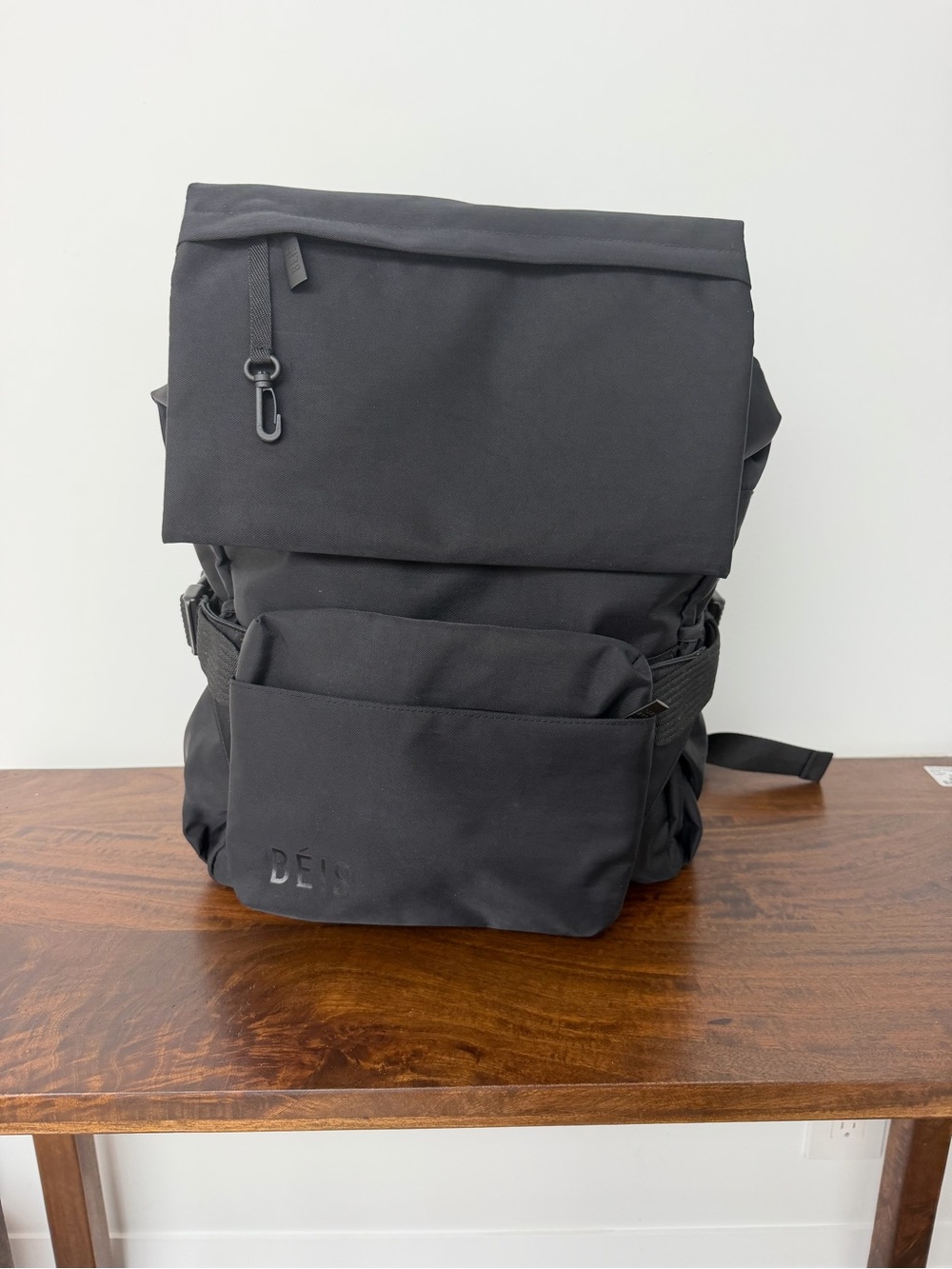 Black BEIS DIAPER Backpack